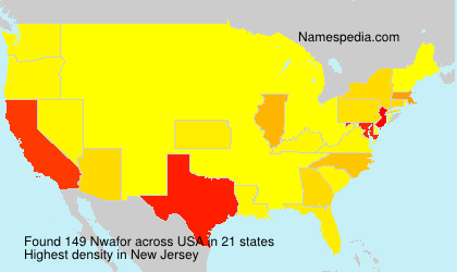 Surname Nwafor in USA Surname Nwafor in USA