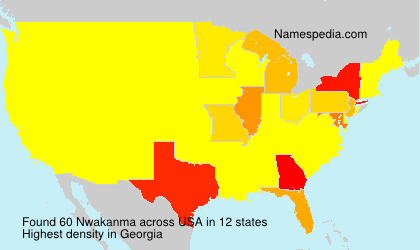 Surname Nwakanma in USA
