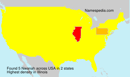 Surname Nwanah in USA