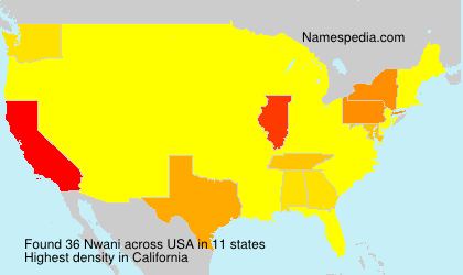 Surname Nwani in USA