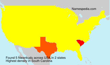 Surname Nwankudu in USA