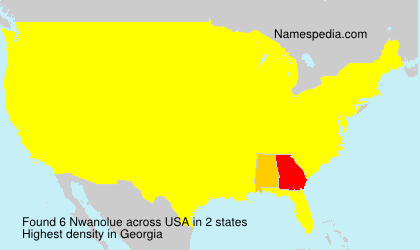 Surname Nwanolue in USA Surname Nwanolue in USA
