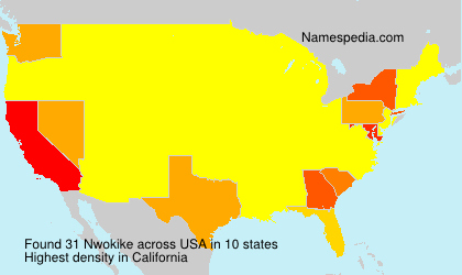 Surname Nwokike in USA Surname Nwokike in USA