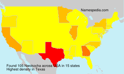 Surname Nwokocha in USA Surname Nwokocha in USA
