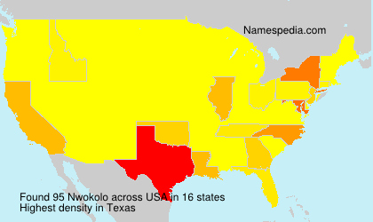 Surname Nwokolo in USA