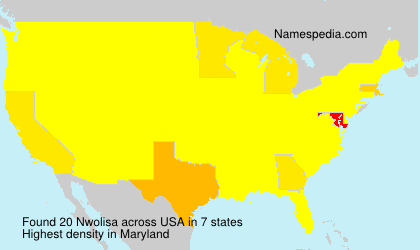 Surname Nwolisa in USA Surname Nwolisa in USA