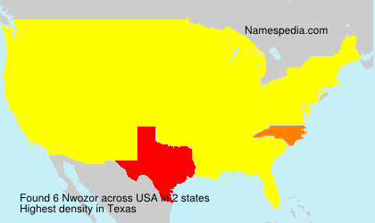Surname Nwozor in USA Surname Nwozor in USA