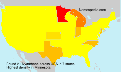 Surname Nyambane in USA Surname Nyambane in USA