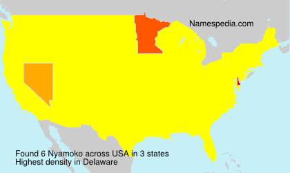 Surname Nyamoko in USA Surname Nyamoko in USA