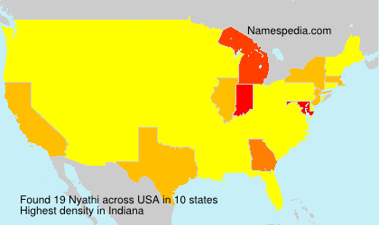 Surname Nyathi in USA Surname Nyathi in USA