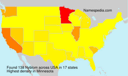 Surname Nyblom in USA Surname Nyblom in USA