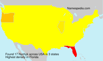 Surname Nychyk in USA Surname Nychyk in USA