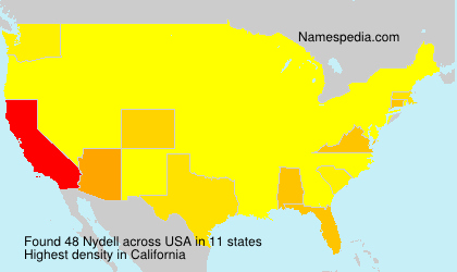 Surname Nydell in USA Surname Nydell in USA
