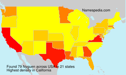 Surname Nyguen in USA Surname Nyguen in USA
