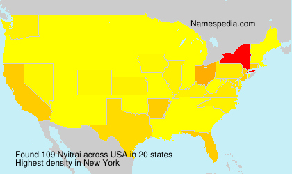 Surname Nyitrai in USA Surname Nyitrai in USA