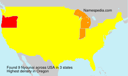 Surname Nyounai in USA Surname Nyounai in USA