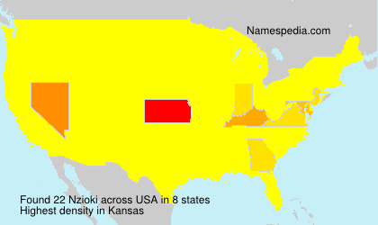 Surname Nzioki in USA Surname Nzioki in USA