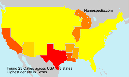 Surname Oaties in USA Surname Oaties in USA
