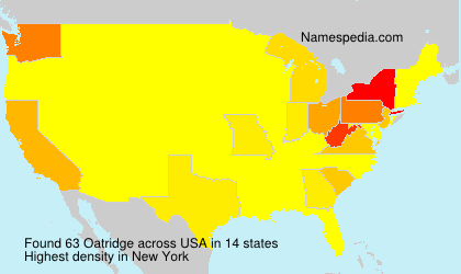 Surname Oatridge in USA Surname Oatridge in USA