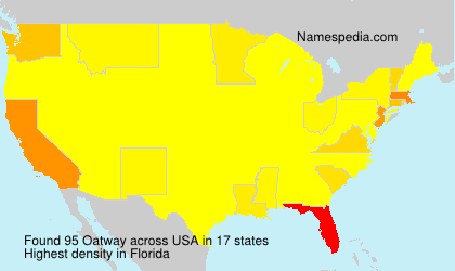 Surname Oatway in USA Surname Oatway in USA