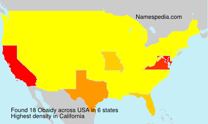 Surname Obaidy in USA Surname Obaidy in USA