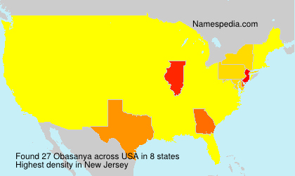 Surname Obasanya in USA Surname Obasanya in USA