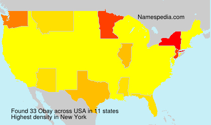 Surname Obay in USA Surname Obay in USA