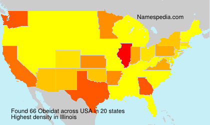 Surname Obeidat in USA Surname Obeidat in USA