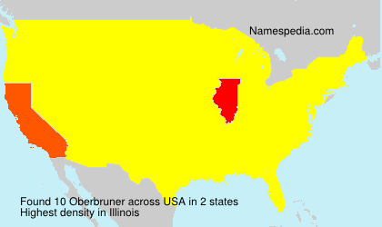 Surname Oberbruner in USA Surname Oberbruner in USA