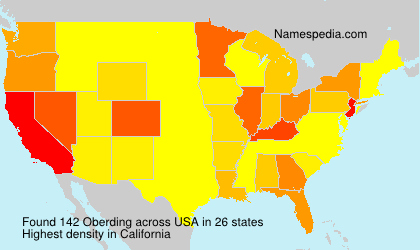 Surname Oberding in USA Surname Oberding in USA