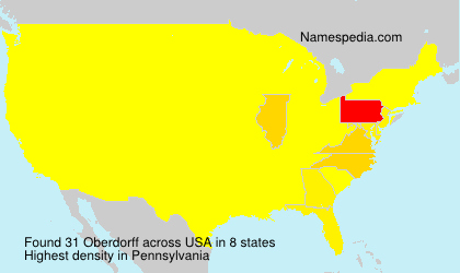 Surname Oberdorff in USA Surname Oberdorff in USA