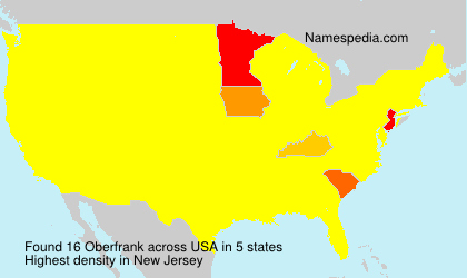 Surname Oberfrank in USA Surname Oberfrank in USA