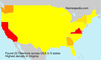 Surname Obertone in USA Surname Obertone in USA