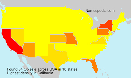 Surname Obiesie in USA Surname Obiesie in USA