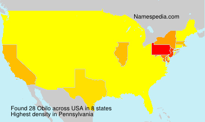Surname Obilo in USA Surname Obilo in USA