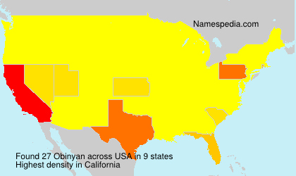 Surname Obinyan in USA Surname Obinyan in USA
