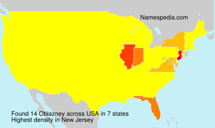 Surname Oblazney in USA Surname Oblazney in USA