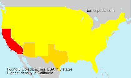 Surname Obleda in USA Surname Obleda in USA
