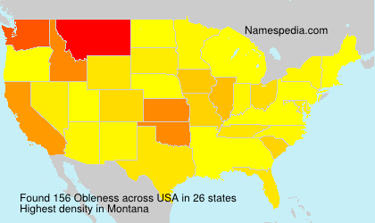 Surname Obleness in USA Surname Obleness in USA