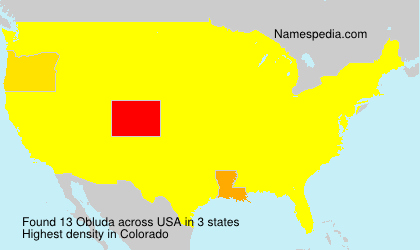 Surname Obluda in USA Surname Obluda in USA