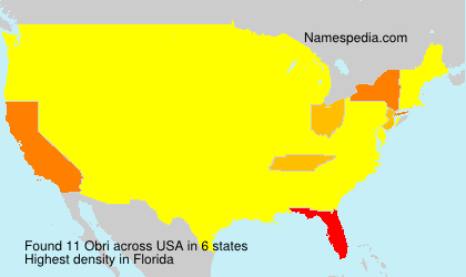 Surname Obri in USA Surname Obri in USA