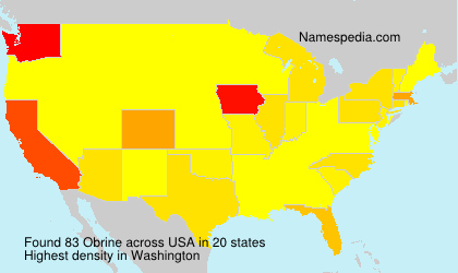 Surname Obrine in USA Surname Obrine in USA