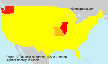 Surname Obukowicz in USA Surname Obukowicz in USA