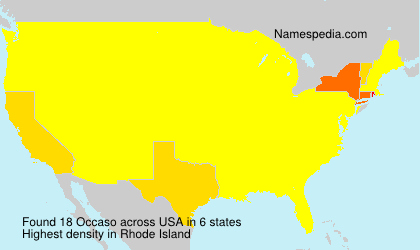 Surname Occaso in USA Surname Occaso in USA