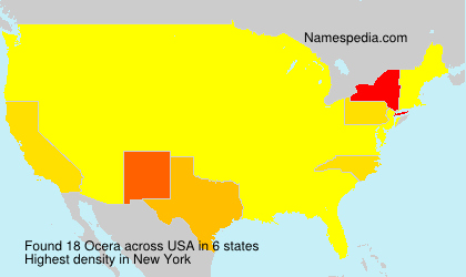 Surname Ocera in USA Surname Ocera in USA