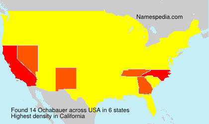Surname Ochabauer in USA Surname Ochabauer in USA