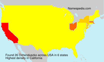 Surname Ochenduszko in USA Surname Ochenduszko in USA