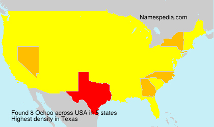 Surname Ochoo in USA Surname Ochoo in USA