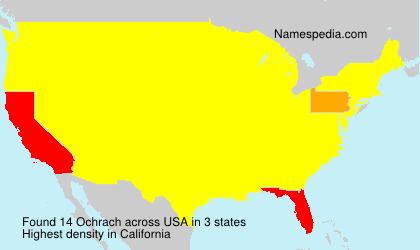 Surname Ochrach in USA Surname Ochrach in USA