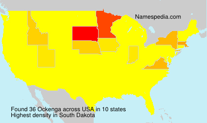 Surname Ockenga in USA Surname Ockenga in USA